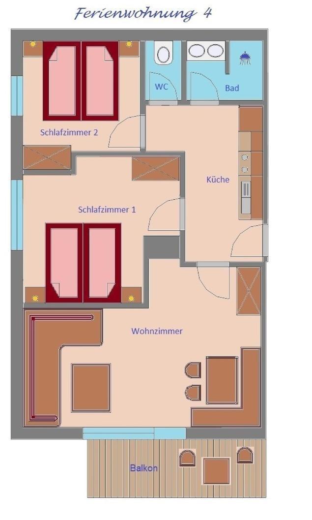 Апартаменти Haus Schennach Майргофен Номер фото